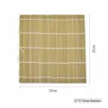 Stuoia professionale per sushi 27x27cm in pelle di bambù verde naturale per cucina - 27*27cm Buccia di Bambù Verde