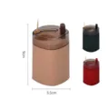 Portable toothpick dispenser jar, 9x5.5cm, holds 60 toothpicks, random color - Style 06 (1867)
