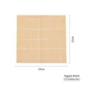 Tappetino per sushi in bambù standard 23x23cm con finitura in corteccia bianca naturale - 23*23cm Finitura Naturale Regolare