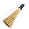 Cepillo de bambú de 31 cm para limpieza intensiva de cocinas comerciales hoy - Mango Negro