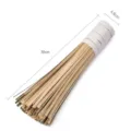 Escobilla de limpieza tradicional de bambú de 30 cm para cocinas profesionales - Mango Blanco Plano