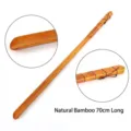 70cm extra long natural bamboo shoehorn with ergonomic handle and hanging loop - Schima Bamboo Joint (70cm)