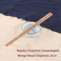 Natural wenge wood chopsticks 25cm standard length without packaging for daily use - Standard Wenge Wood / 25cm Bulk