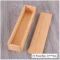 Tragbare Besteckbox aus Zedernholz 21x5x4cm für Reisen und Outdoor - Zeder-Besteck-Aufbewahrungsbox / 21x5x4cm