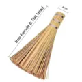 Cepillo de cocina tradicional de bambú para ollas con cabezal de anillo de hierro plano - Cabeza Plana Anillo de Hierro Grande