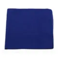 Close-up detail of a solid royal blue hip hop bandana showing the fabric and color. - 55x55cm / Sapphire Blue