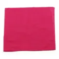 Pañuelo cuadrado fucsia liso para bailarines, accesorio de moda estilo hip-hop - 55x55cm / Rosa rojo
