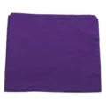 Detail view of the plain purple square fabric bandana for street dance and hip-hop bboying - 55x55cm / Deep purple