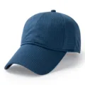 Gorra de béisbol de malla transpirable azul marino con ala ancha para protección solar - Circunferencia cabeza aprox. 56-59cm / Azul Denim