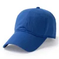 Gorra de béisbol de malla azul transpirable con ala ancha para una protección solar óptima - Circunferencia cabeza aprox. 56-59cm / Azul zafiro