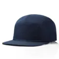 Navy blue 5-panel flat brim quick-dry camper cap for outdoor sun protection street wear - Fits 56-60cm / Navy Blue