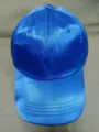 Vibrant blue satin baseball cap featuring a smooth mercerized finish for outdoor sunshade - Soft Top Royal Blue