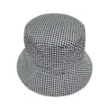 Chapeau bob classique à carreaux noir et blanc pour une protection solaire d'été stylée - Taille Unique (Convient à 58cm) / Carreaux Noir et Blanc