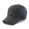 Lightweight grey breathable cycling cap for outdoor sports and sun protection - 56-59cm (Normal Size) / Design A (Mesh Breathable) / Dark Gray