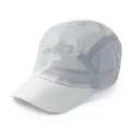 Lightweight and breathable grey sports cap perfect for outdoor cycling and running activities - 56-59cm (Normal Size) / Design A (Mesh Breathable) / Light Gray