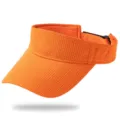 Visera de malla naranja transpirable para protección solar deportiva de verano - Se Adapta a 56-59cm Circunferencia de la Cabeza / Naranja