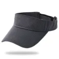 Visera de malla transpirable gris oscuro para deportes al aire libre y protección solar - Se Adapta a 56-59cm Circunferencia de la Cabeza / Gris oscuro