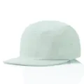 Lightweight breathable five-panel flat brim baseball hat in a light mint green finish - Fits 56-60cm / Duck Egg Green