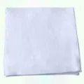 Classic plain white hip-hop bandana for men, versatile street dance headwear accessory - White