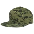 Digitale camouflage hip-hop honkbalpet met platte rand en verstelbare riem voor buiten - Verstelbaar (Geschikt voor 56-60cm hoofdomtrek) / Legergroen digitaal camouflage