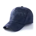 Gorra de béisbol de camuflaje azul marino transpirable para el verano - Circunferencia de la Cabeza 56-59cm (Talla Normal) / Estilo de 5 Paneles de Tela Completa / Azul marino