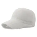 Cappellino da baseball in maglia bianca con strass per protezione solare estiva traspirante - Adatto per circonferenza testa circa 54-58cm / Piccola Paillette - Bianco