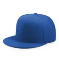 Classic solid royal blue flat brim snapback hat for hip-hop and street style. - Size 7 1/8 (57cm) / Royal Blue