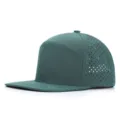 Berretto da baseball a tesa piatta in rete traspirante verde scuro da uomo sole - 56-60cm (regolabile) / Verde scuro
