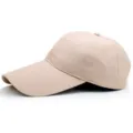 Gorra de béisbol de secado rápido color caqui con visera larga extendida para sol intenso - L (59-62cm) / Secado Rápido Liso / Visera 11cm / Caqui