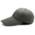 Gorra de béisbol verde militar de secado rápido con visera extra larga para el sol - L (59-62cm) / Secado Rápido Liso / Visera 11cm / Verde Militar