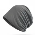 Gorro deportivo transpirabile de malla para exteriores de secado rápido en gris - Talla Única (56-60cm) / Patrón de Puntos / Gris Medio