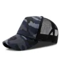Ademende outdoor camouflage mesh truckerpet met verstelbaar zonwerend vizier ontwerp - Verstelbaar (55-59cm) / Camo-Kleur 6
