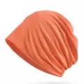 Gorro deportivo naranja de malla transpirable para ciclismo y carrera al aire libre - Talla Única (56-60cm) / Patrón de Puntos / Naranja