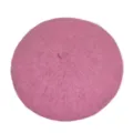 Classic sweet pink wool beret hat for women featuring soft texture and retro design - One Size (55-57cm) / Pink