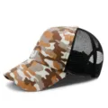 Klassieke camouflage mesh trucker pet met een ademende achterkant voor goede zonbescherming - Verstelbaar (55-59cm) / Camouflage - Kleur 14