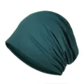 Gorro deportivo de malla verde oscuro transpirable y de secado rápido para ciclismo - Talla Única (56-60cm) / Patrón de puntos / Verde Oscuro