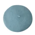 Elegant women's vintage wool beret hat in light blue, soft knitted winter painter cap - Sky Blue
