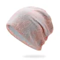 Berretto elegante in pizzo rosa a fiori per donna con fodera traspirante - Taglia Unica - Elastico / Stile 9 / Rosa