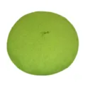Vibrant lime green wool knitted beret hat vintage style for women winter warmth and fashion - Apple Green