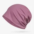 Bonnet slouchy léger en coton vieux rose respirant chapeau unisexe pour hommes et femmes - Taille unique / Mauve Clair