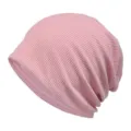 Berretto leggero rosa con trama a nido d'ape traspirante per abbigliamento donna - Taglia Unica (Elasticizzata) / Stile Vuoto / Rosa
