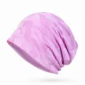 Berretto in maglia traforata traspirante per donna in colore viola chiaro per l'estate - Taglia Unica (Elasticizzata) / Mimetico / Viola chiaro