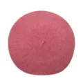 Elegant vintage pink wool blend beret hat for women with soft knitted texture finish - Dusty Pink