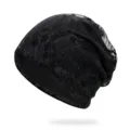 Elegante berretto in pizzo nero per donna con motivi floreali traspiranti e leggeri - Taglia unica / Stile 12 / Nero