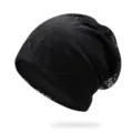 Elegante berretto in pizzo nero a fiori da donna, leggero e traspirante per primavera. - Taglia unica / Stile 9 / Nero