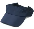 Breathable navy blue athletic sun visor hat for outdoor sports and tennis protection - One Size Adjustable (56-59CM) / Quick-dry Navy Blue