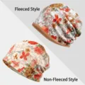 Berretto da donna in pizzo floreale, disponibile in versione foderata e versione sottile - Stile Sottile - Cima Chiusa / Peonia Rosa