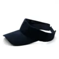 Navy blue athletic sun visor hat with wide brim for outdoor sports and sun protection - One Size Adjustable (56-59CM) / Narrow Brim Navy Blue
