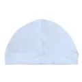 Solid white cotton hip hop headscarf beanie cap for street dance and bboy styles - One Size / White