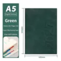 Agenda diaria A5 2027 verde profesional con 160 hojas de papel Daolin de 80g - Versión en Inglés Estilo 3D 2027 / Verde